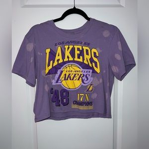 NBA Lakers Crop Top-Women’s